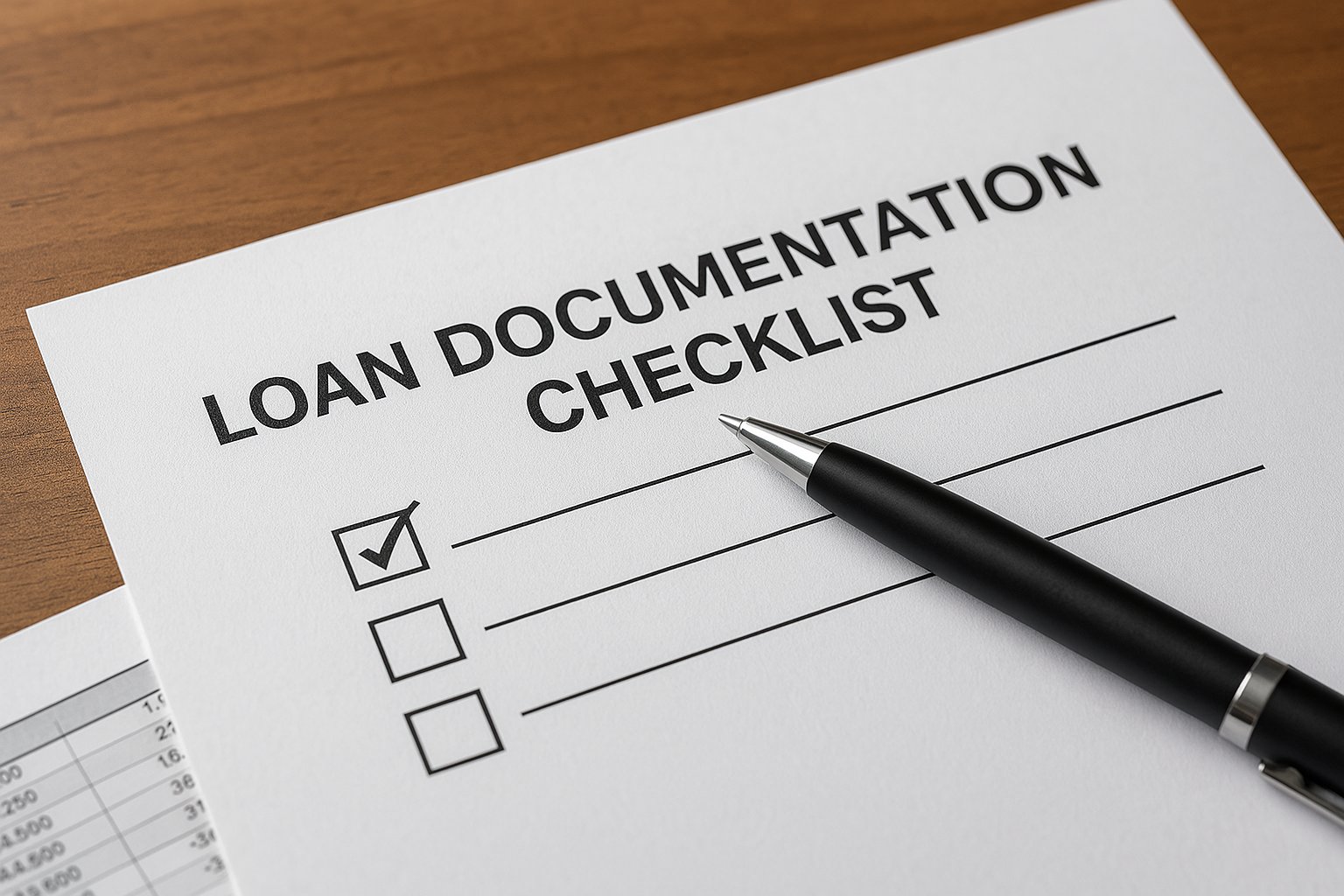 Commercial Property Loan Requirements and Documentation